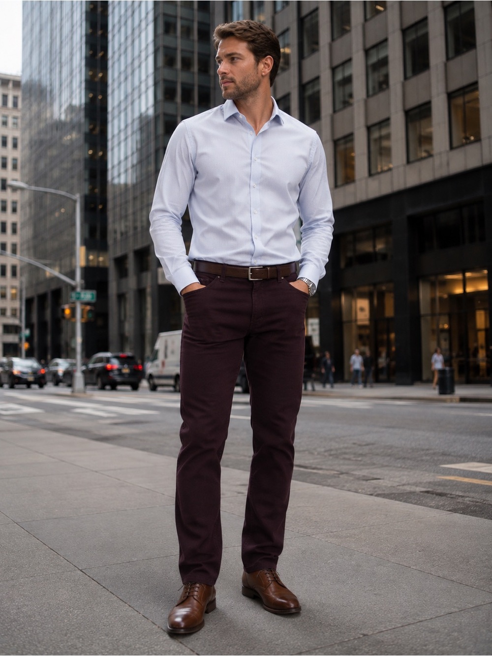 Slim Fit Fig Men's Jeans – Modern Tailored Style Size 32x32